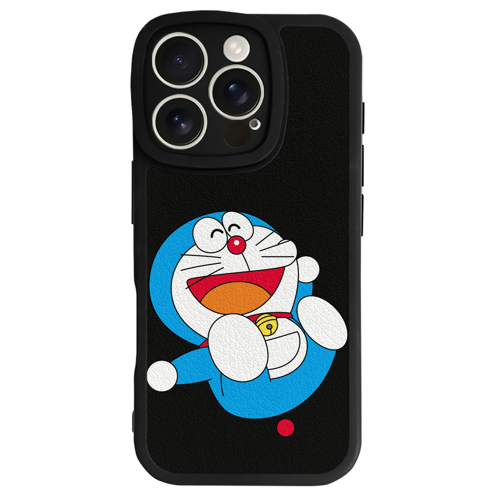 （画像用） ドラえもん Doraemon 【iPhone 16シリーズ対応】シリコンスマホケース（レザー調） 材質：シリコン